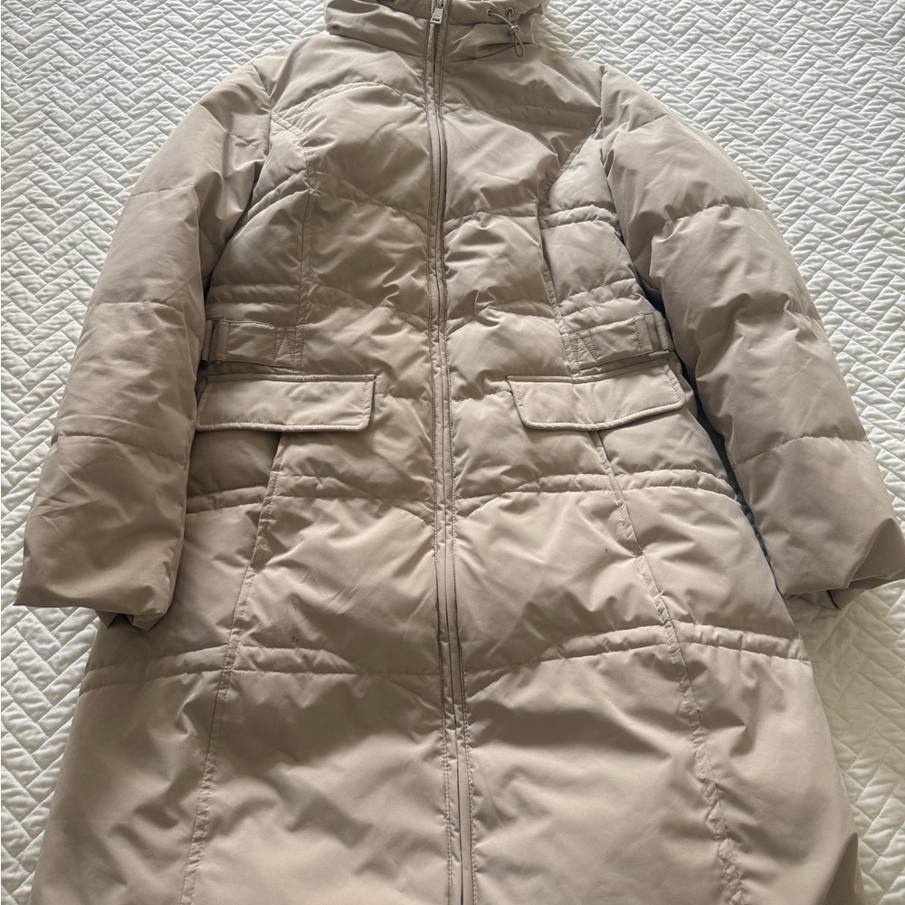 Jones New York Light Tan Puffer Jacket